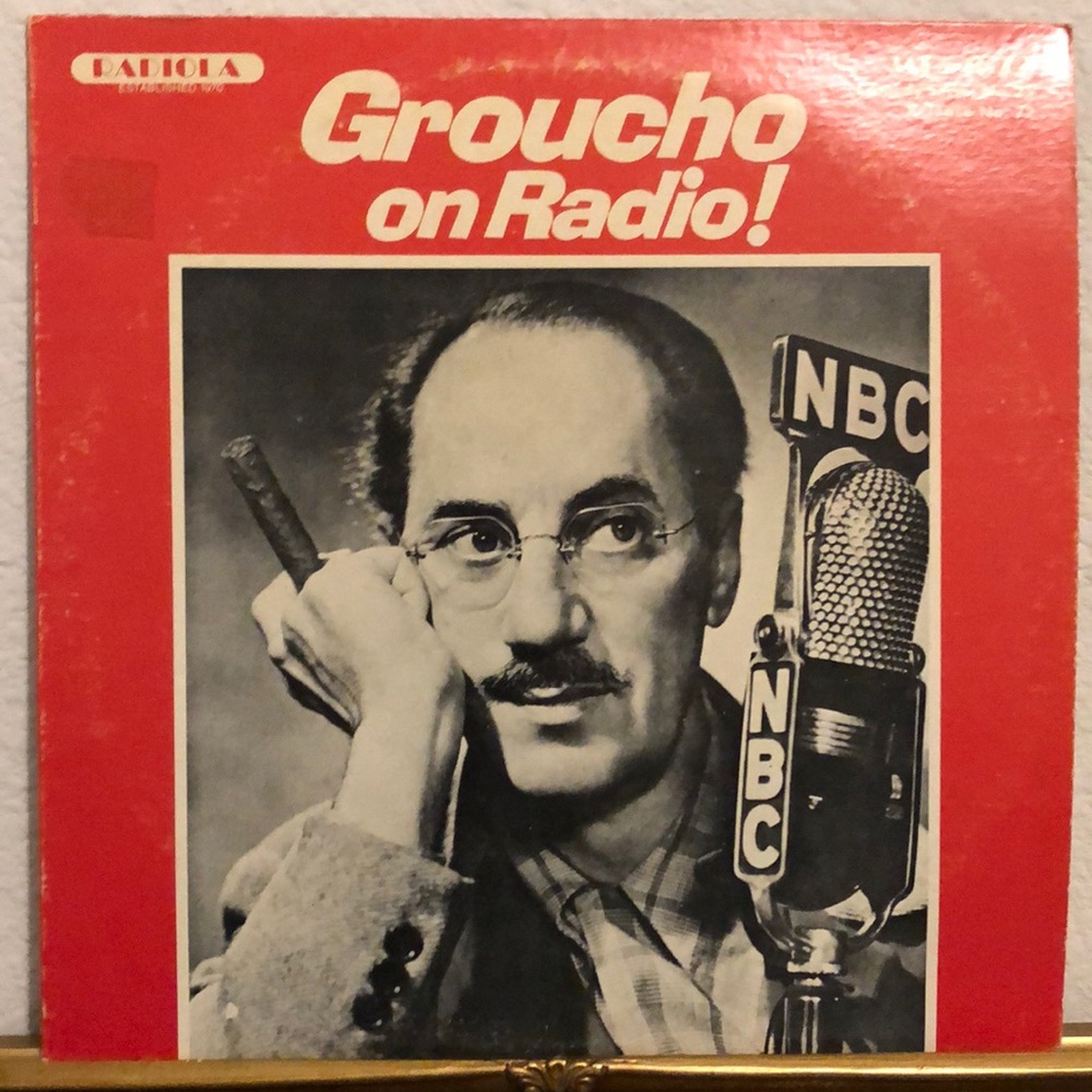 Groucho On Radio Vinyl Lp '77